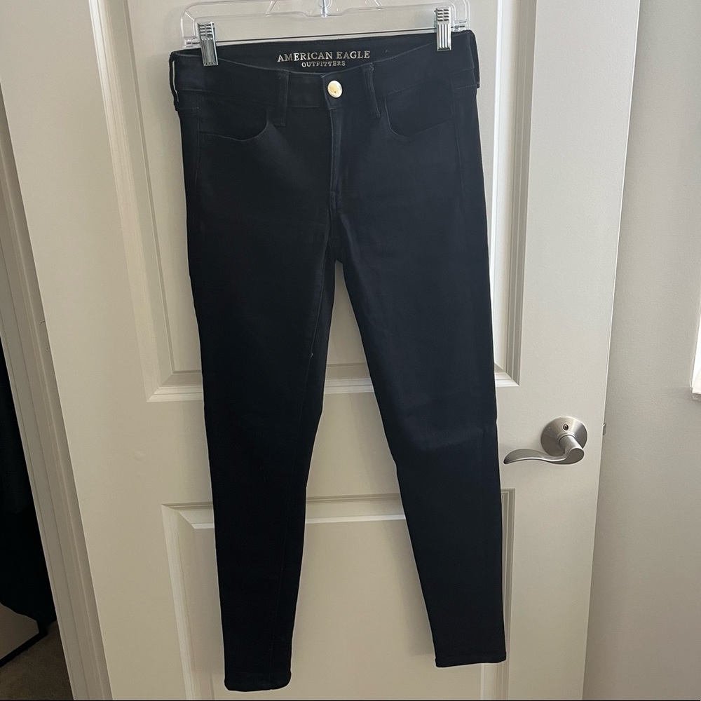 🌴American Eagle Black Jegging Jeans Size 2 Regular